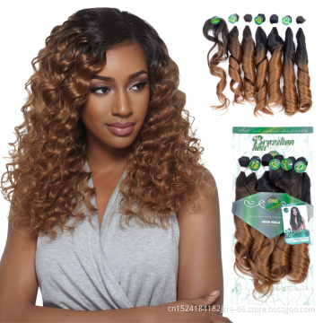 natural protein fiber synthetic hair goods factory, new developed human hair similar fiber